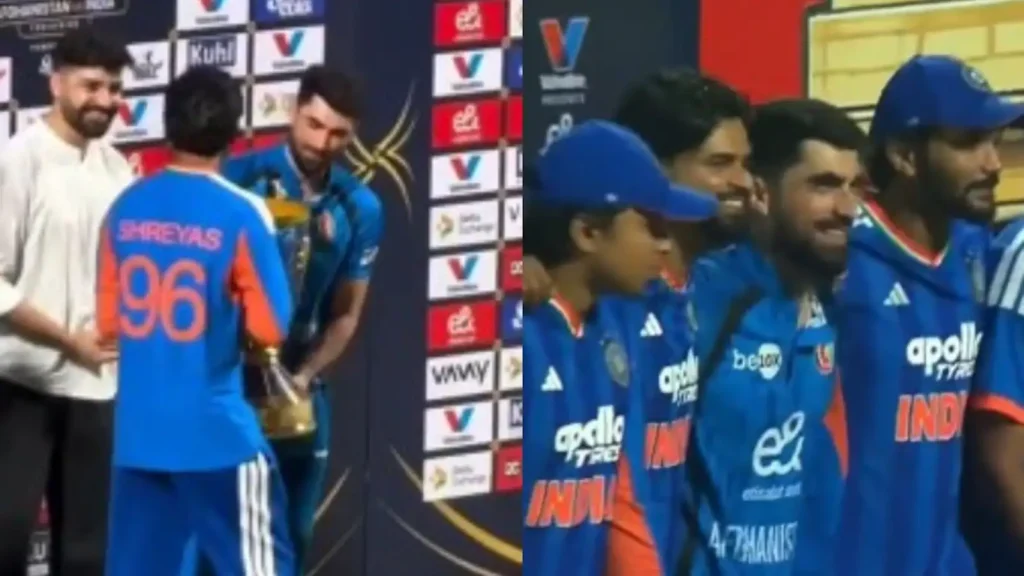 Despite beating Afghanistan 3-0, India captain Shreyas Iyer invited opposition skipper Ibrahim