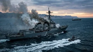 Iran strikes US warships with ballistic missiles, claims direct hit — 'Child-killing army forced