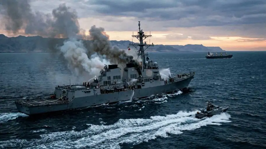 Iran strikes US warships with ballistic missiles, claims direct hit — 'Child-killing army forced