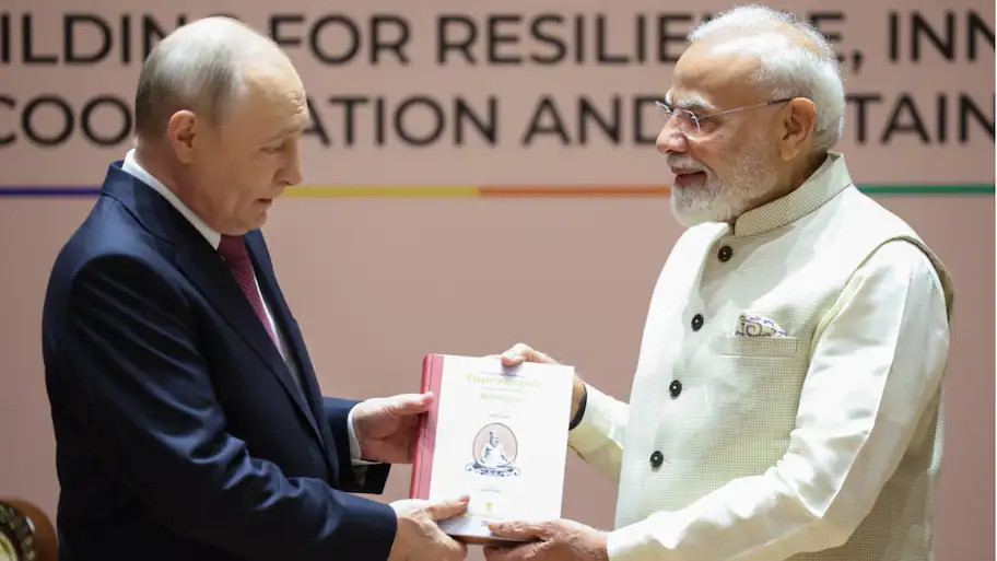 By choosing a Russian translation, Modi highlighted India's rich literary and cultural heritage