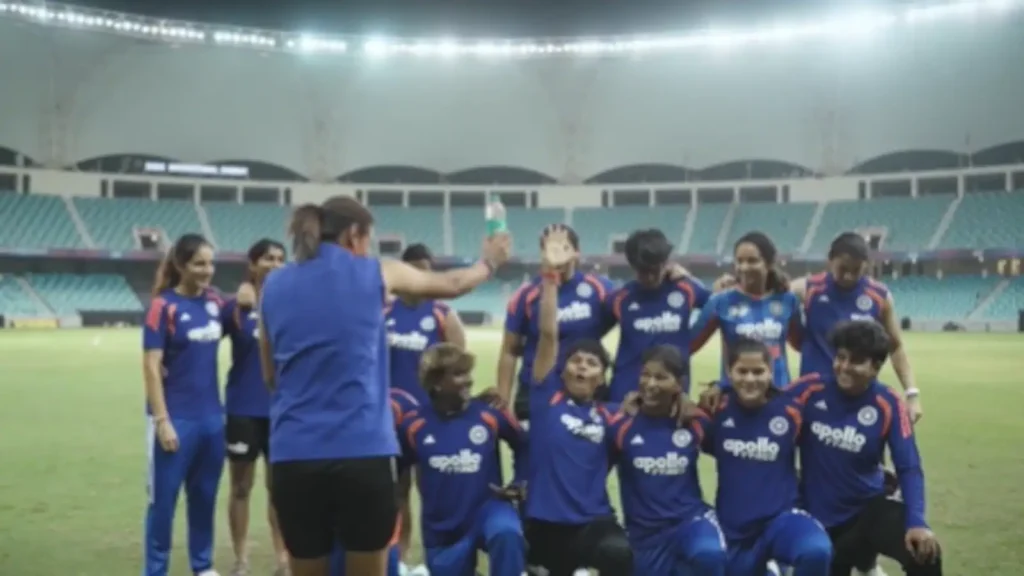 Just like the men's team, the Indian women's side also refused to accept the trophy