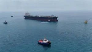 “US Central Command (CENTCOM) forces struck three Iranian crude oil carriers, Sept