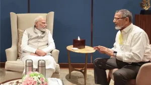 Asgarali Vohra, who studied with PM Modi at BN School in Gujarat’s Vadnagar, met the Prime