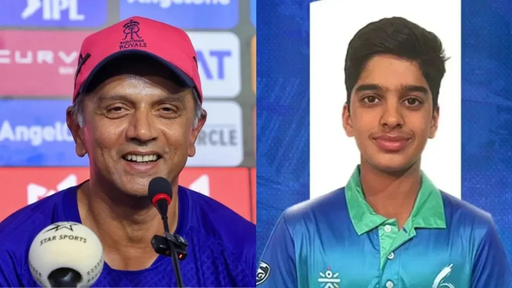 Promising Anvay Dravid, son of legendary Rahul Dravid, was on Wednesday appointed captain