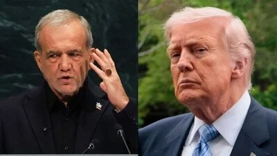 Pezeshkian also warned US President Donald Trump that Iran would never “bend at the knee”