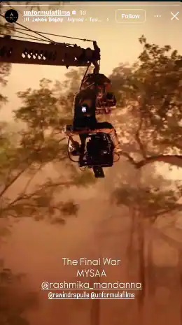 As the project gears up to wrap up its final filming chapter, the makers recently shared