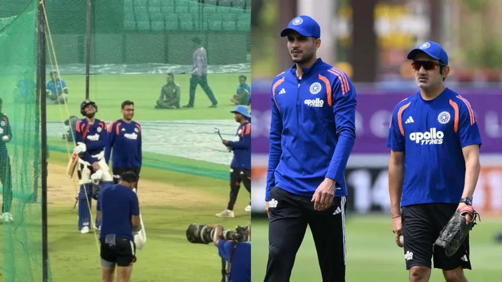 Indian skipper Shubman Gill on Friday suffered an injury scare when pacer Mohammad Siraj's