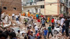 Advocate Shubham Tyagi, who had been evading arrest in the Satya Niketan building collapse