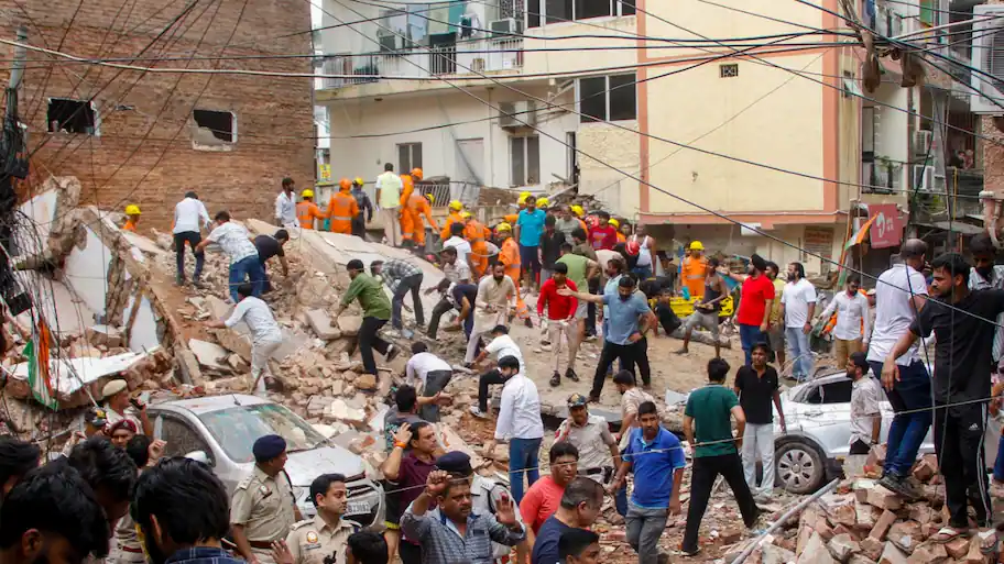 Advocate Shubham Tyagi, who had been evading arrest in the Satya Niketan building collapse
