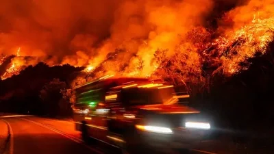 Firefighting teams are currently battling two significant wildfires in Monterey County, which
