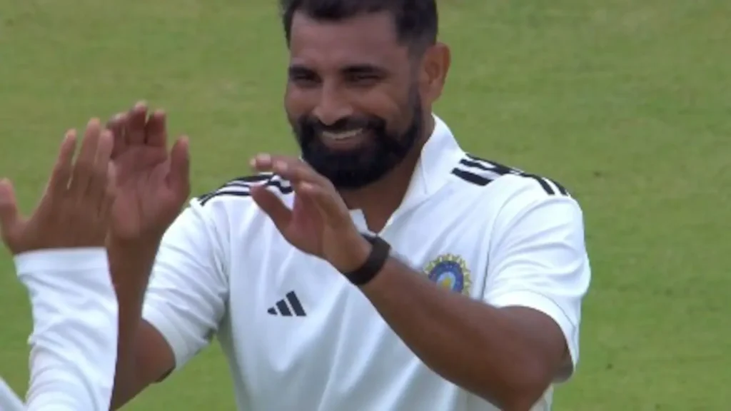 Shami and Mukesh shared seven wickets among them to bundle out Central for 158 in their second