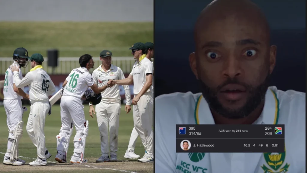 Australia's star opener Travis Head took to social media to troll Temba Bavuma after South