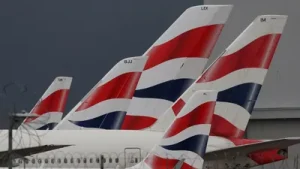 Passengers aboard British Airways Chicago-London flight had a narrow escape when the flight