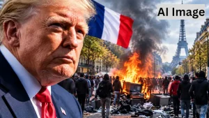 US President Donald Trump weighed in on social media, claiming that the unrest had little to do