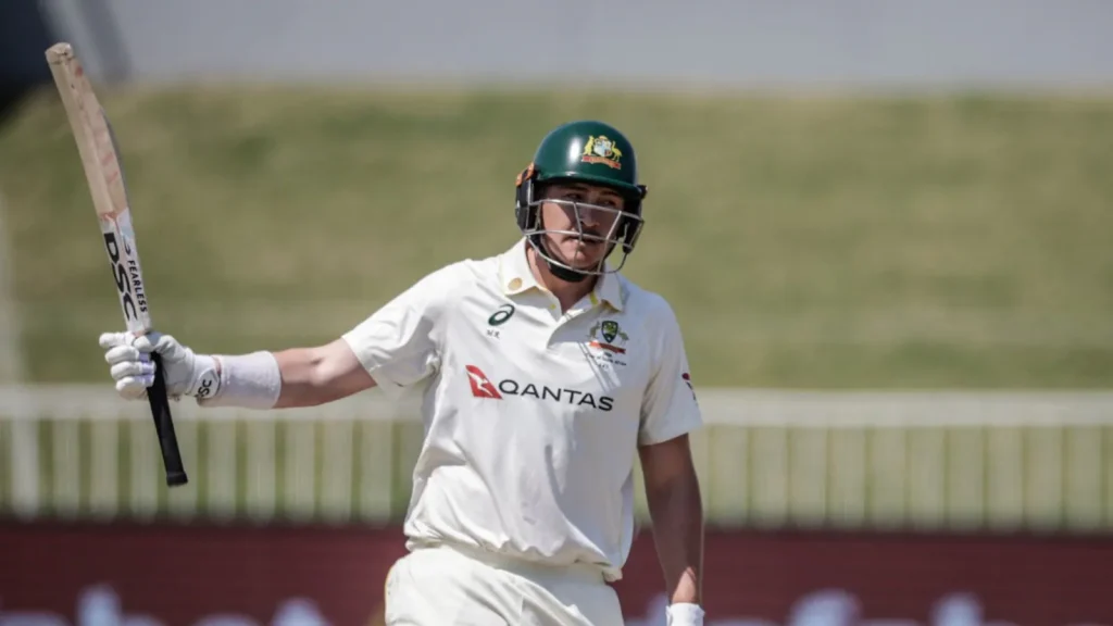 Another leading score by Matt Renshaw of 82 helped Australia declare its second innings