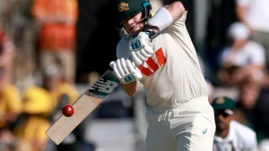 Australian batter Steve Smith was assessed for concussion on the fourth day of the first Test
