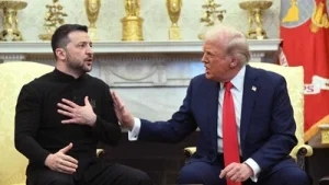 US President Donald Trump has called for Ukraine to elect a new president, saying the country
