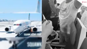 Around 180 passengers were left frightened as chaos erupted in the cockpit thousands of feet
