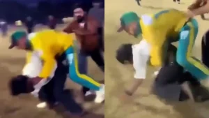 Popular Kashmiri cricketer Jehangir Lone has courted controversy after a video of him
