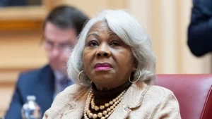Louise Lucas was indicted on Thursday on charges of racketeering and conspiracy to sell