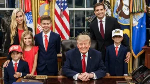 Katie Zacharia thanked US President Donald Trump for hosting her family in the Oval Office