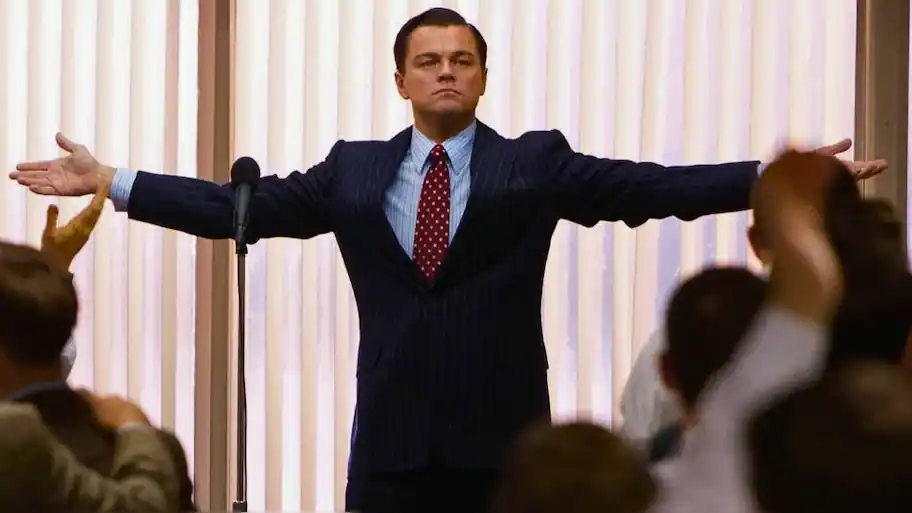 Belfort's whole persona, on screen and off, is built around relentless self-belief, the kind