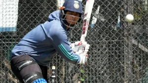 Fifteen-year-old Vaibhav Sooryavanshi continues to fight for his spot in the T20I team as India