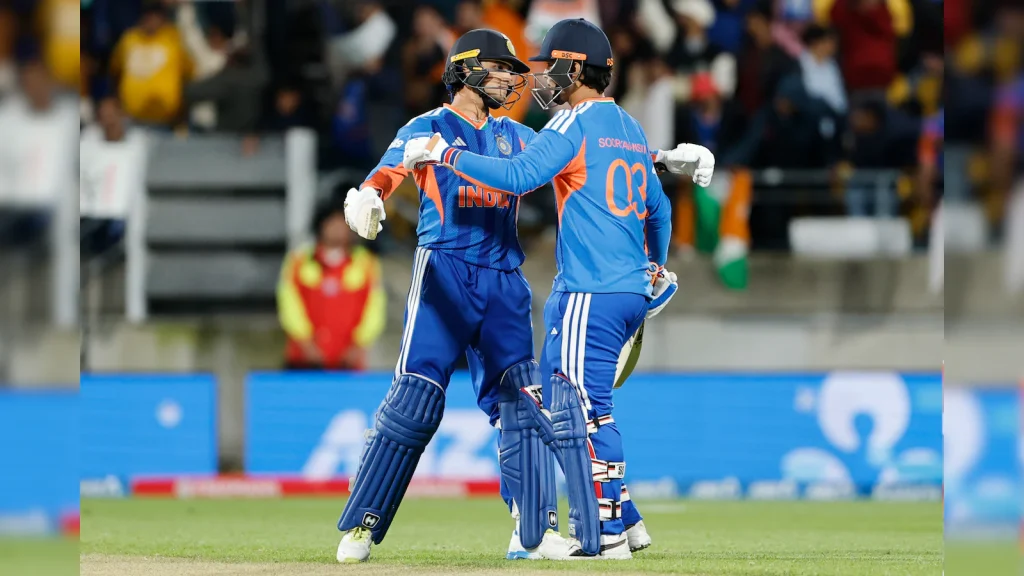 Abhishek Sharma smashed a blistering century off just 35 balls as India defeated New Zealand