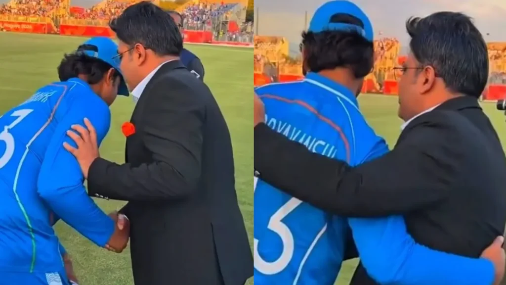 15-year-old sensation Vaibhav Sooryavanshi touched Jay Shah's feet as a mark of respect