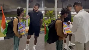 Watch: Fan Walks Over 1,000km To Meet Hardik Pandya, India Star's Gesture secures Hearts