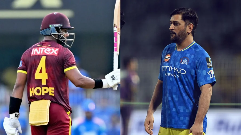 Former India captain MS Dhoni's words came to Shai Hope's mind when the West Indies batter