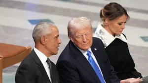 At one point, the former president also said that the US has a “defense secretary who’s