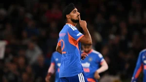 Pacer Arshdeep Singh scripted a world record on Tuesday following India's six-wicket victory