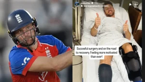 Buttler revealed in an Instagram post on Monday that he had undergone surgery, sharing