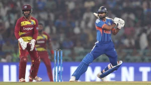 Just the previous match, Shreyas Iyer scored 102* to almost single-handedly guide India
