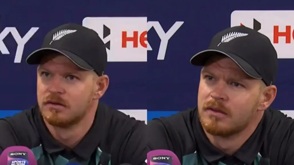 New Zealand batter Glenn Phillips had a hilarious exchange with an Indian journalist
