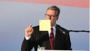 Vucic stepped down from the presidency and triggered an election in an effort to secure another