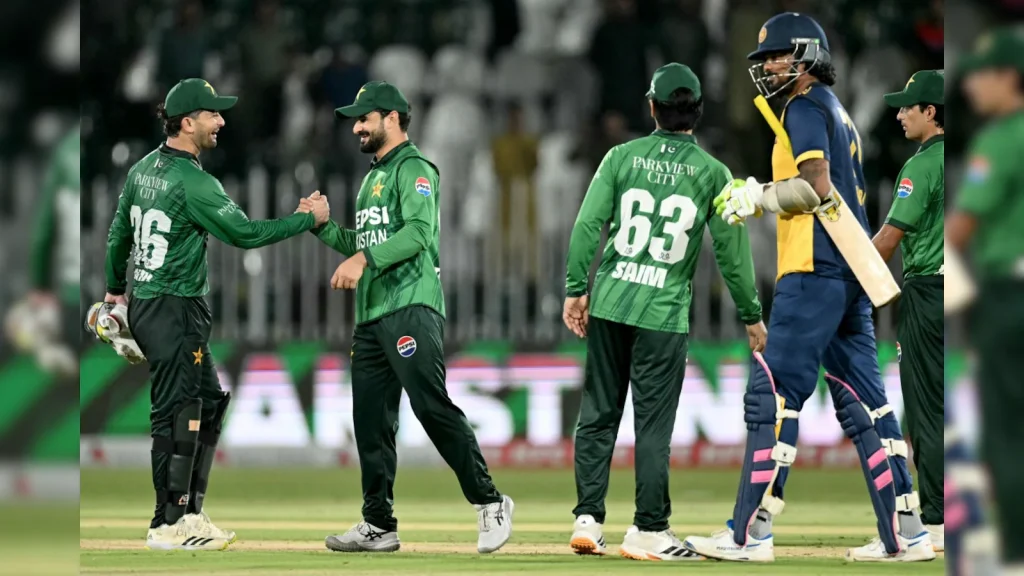 Pakistan posted its second highest total in Twenty20 cricket and beat scrappy Sri Lanka by 82