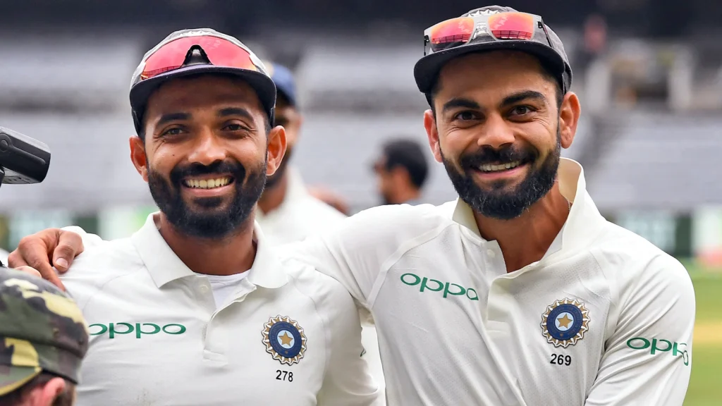 However, when Rahane revealed his XI, the absence of two iconic names -- Virat Kohli
