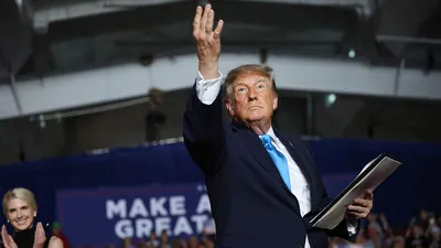 President Donald Trump made a sharp turn on television ads praising him, ahead of the midterms
