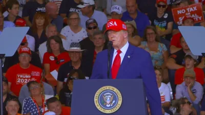 United States President Donald Trump took a swipe at France, mocking the current protests
