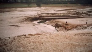 A village submerged to build a Derbyshire reservoir is reappearing as drought leaves the water