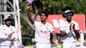 Hasan Mahmud is the first pacer to achieve this feat While spinner Alok Kapali has already