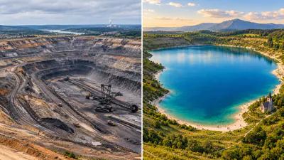 In 2008, Czechs began flooding a coal mine built on a demolished: The wider industry impact