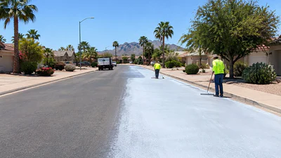 In 2020, Phoenix tested reflective roads to cool neighborhoods: The wider industry impact