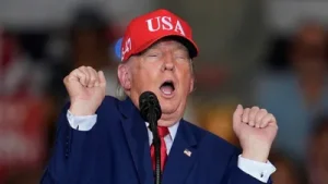 US President Donald Trump made a joke about the popularity of the name Mohammad in the Muslim