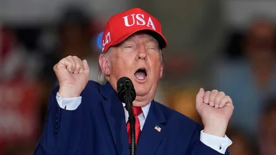 US President Donald Trump made a joke about the popularity of the name Mohammad in the Muslim