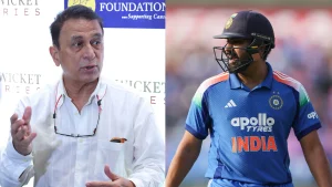 India legend Sunil Gavaskar didn't hide his frustration after seeing Rohit Sharma, the team's
