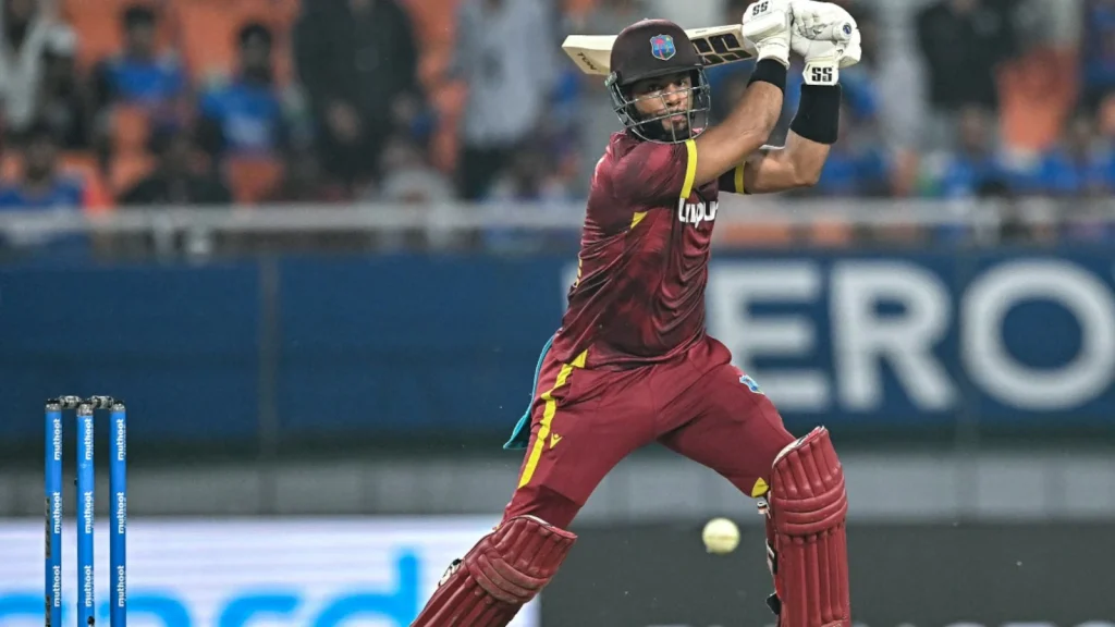 Hope's unbeaten 162 off 143 balls, studded with 17 fours and three sixes, surpassed Chris
