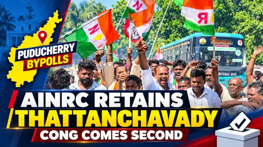 Ashok Anand has returned to the Thattanchavady Assembly seat after a seven-year gap, winning